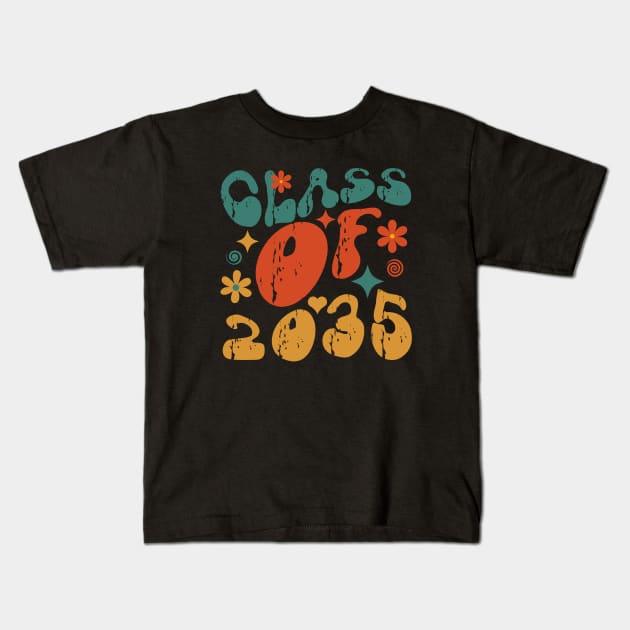 Senior Class of 2035 vintage Kids T-Shirt by Myartstor 